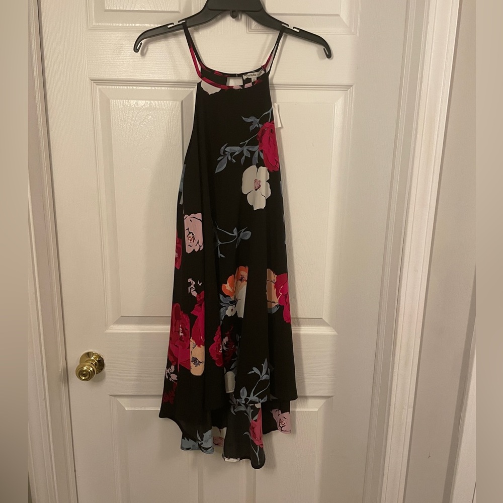 NEW Floral high low swing dress. Size Medium. - Picture 1 of 9